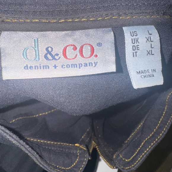 Blue Jean Jacket size large - Picture 4 of 6